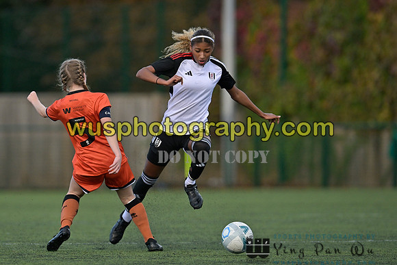 20231028-104350B Millwall Lionessness U17 U18 v Fulham FC Women U17 U18