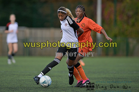 20231028-104352B Millwall Lionessness U17 U18 v Fulham FC Women U17 U18