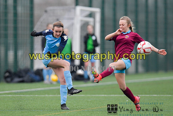 20220115-150820B West Ham United Performance Girls U16 v London City Lionesses U16