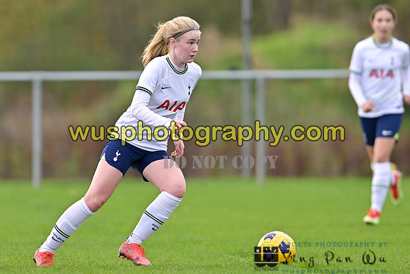20221119-101022F Tottenham Hotspur Women FC Academy U15 v West Ham United Academy Girls U15
