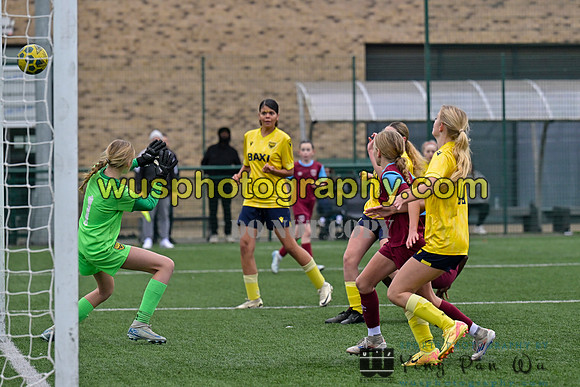 20241109-110211C West Ham United Performance Claret Girls U14 v Oxford United Girls U14