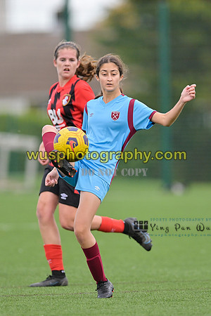 20221022-144333A West Ham United Performance Girls U16 v AFC Bournemouth Girls U16