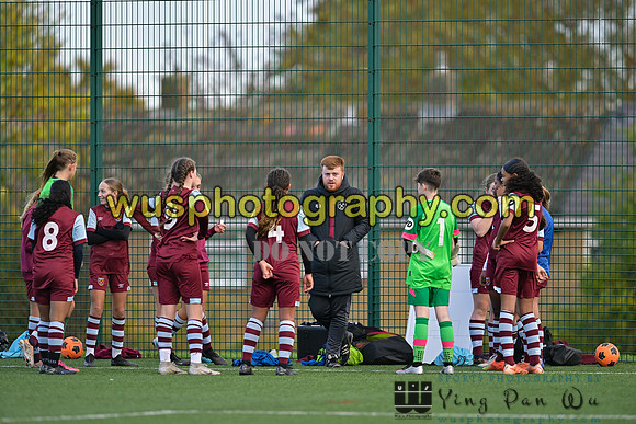 20231104-140215 West Ham United Academy Girls U14 v Watford FC Girls U14