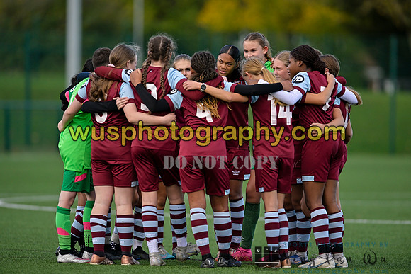 20231104-140415 West Ham United Academy Girls U14 v Watford FC Girls U14