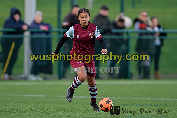 20231104-140927 West Ham United Academy Girls U14 v Watford FC Girls U14