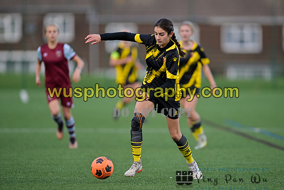 20231104-140936 West Ham United Academy Girls U14 v Watford FC Girls U14