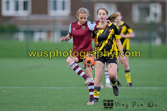 20231104-140954 West Ham United Academy Girls U14 v Watford FC Girls U14