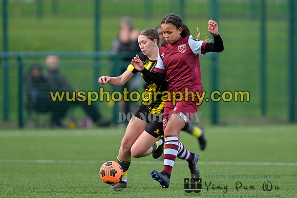 20231104-141127 West Ham United Academy Girls U14 v Watford FC Girls U14