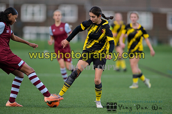 20231104-140937 West Ham United Academy Girls U14 v Watford FC Girls U14