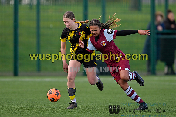 20231104-141251 West Ham United Academy Girls U14 v Watford FC Girls U14