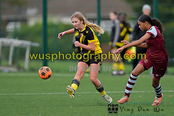 20231104-142707 West Ham United Academy Girls U14 v Watford FC Girls U14