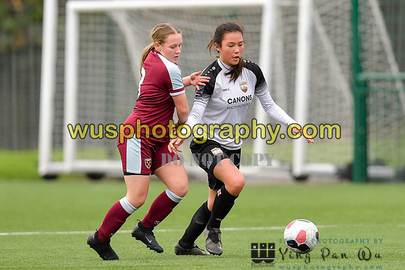 20211211-115915 West Ham United Academy Girls U16 v London Bees Academy U16