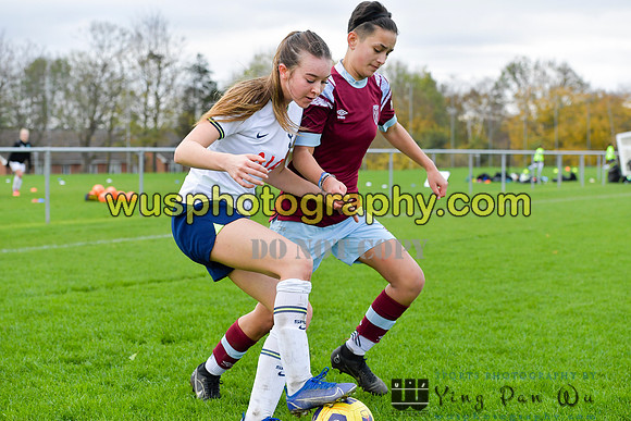 20221119-113812 Tottenham Hotspur Women FC Academy U15 v West Ham United Academy Girls U15