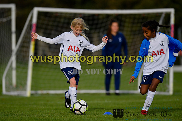 20171028-100908-2 Tottenham Hotspur Girls U11 v St Albans City Youth Girls U11 South
