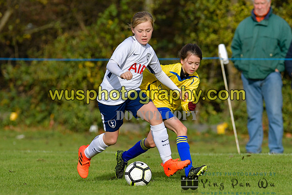20171028-112817 Tottenham Hotspur Girls U11 v St Albans City Youth Girls U11 South