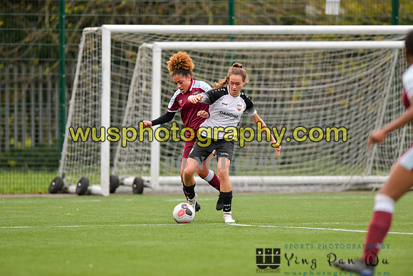 20211211-114650 West Ham United Academy Girls U16 v London Bees Academy U16