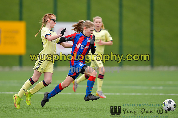 20220122-142918B Crystal Palace FC Girls U12 v Arsenal FC Girls U12