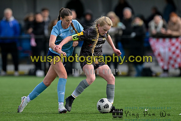 20250316-154335B Cray Wanderers Youth FC Girls U15 v Hashtag United Girls U15