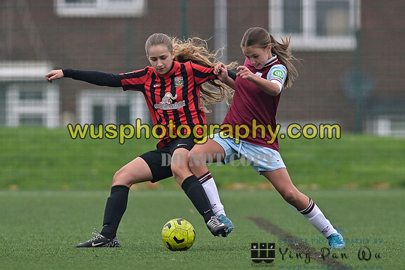 20241130-110744B West Ham United Warriors Girls U14 v Fareham Town Youth FC Girls U14