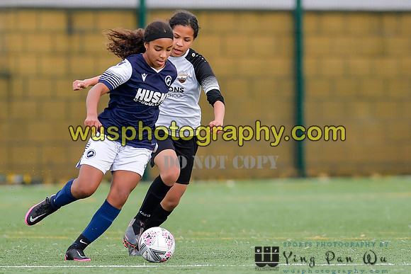 20201031-145334 London Bees Academy U14 v Millwall Lionesses Girls U14