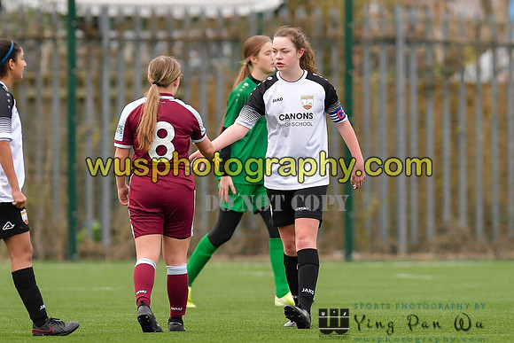 20211211-120915 West Ham United Academy Girls U16 v London Bees Academy U16