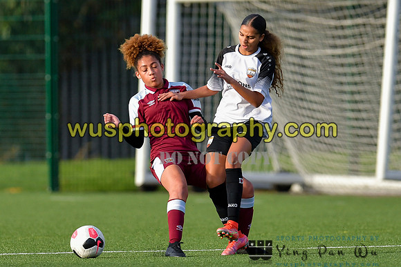 20211211-110245 West Ham United Academy Girls U16 v London Bees Academy U16
