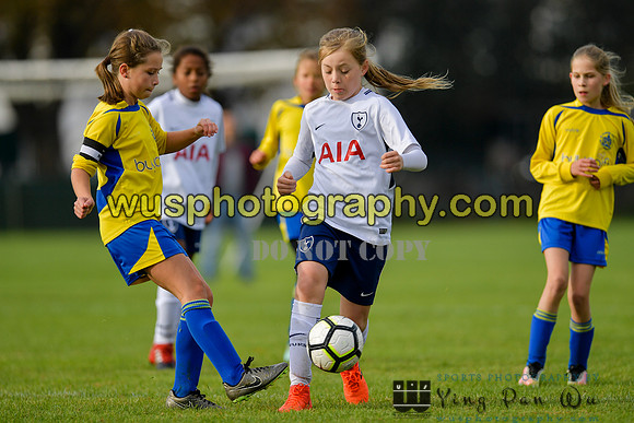 20171028-103827-2 Tottenham Hotspur Girls U11 v St Albans City Youth Girls U11 South