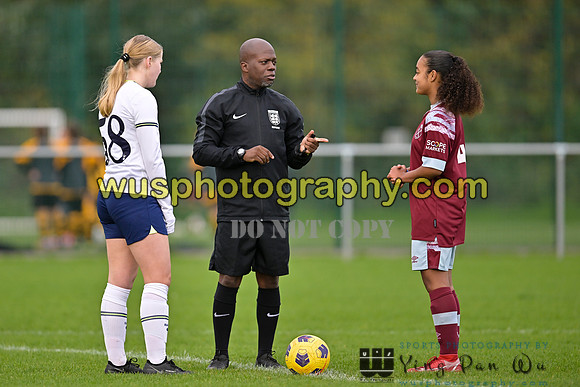 20221119-095937 Tottenham Hotspur Women FC Academy U15 v West Ham United Academy Girls U15
