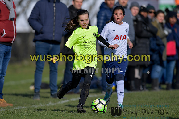 20180224-113307B Tottenham Hotspur Girls U10 v Gidea Park Rangers FC Girls U10