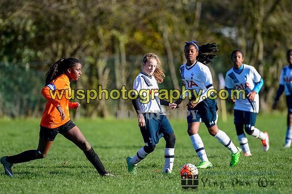 20151122-112609-5 Tottenham Hotspur Girls U13 v Alexandra Park Girls U14 North