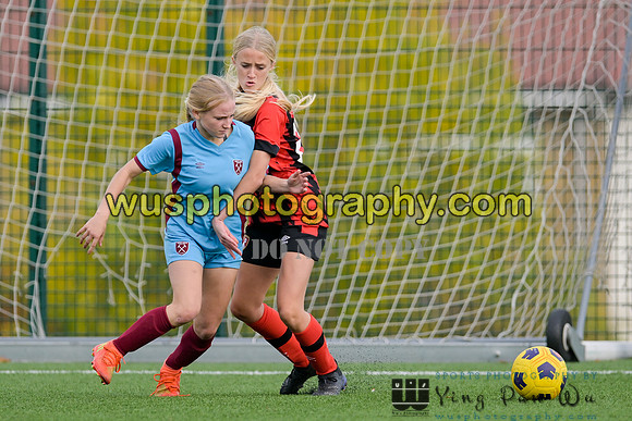 20221022-152005A West Ham United Performance Girls U15 v PLYR Baypoint CF Girls U15