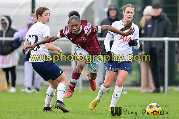 20221119-113511F Tottenham Hotspur Women FC Academy U15 v West Ham United Academy Girls U15