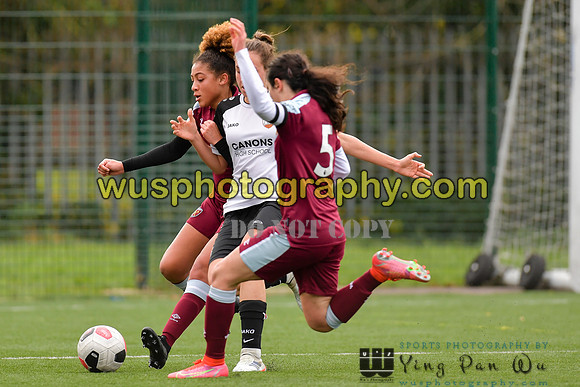 20211211-114651 West Ham United Academy Girls U16 v London Bees Academy U16