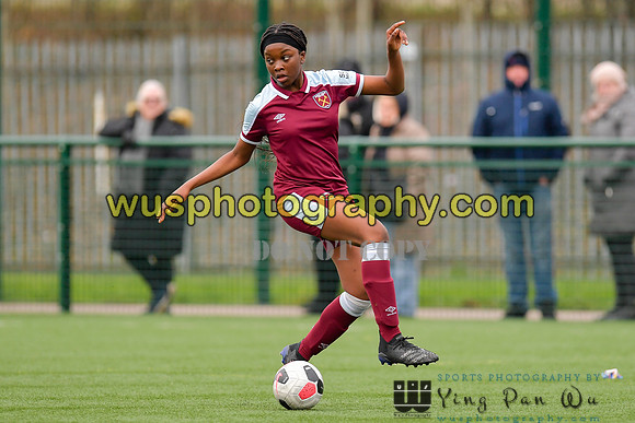 20211211-120827A West Ham United Academy Girls U16 v London Bees Academy U16