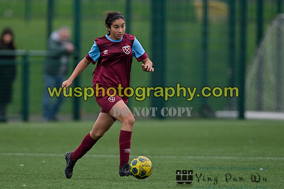 20241109-110039 West Ham United Performance Claret Girls U14 v Oxford United Girls U14