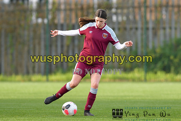 20211211-110237 West Ham United Academy Girls U16 v London Bees Academy U16