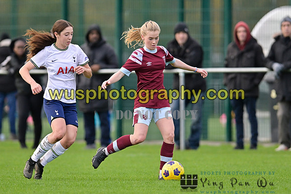 20221119-101428 Tottenham Hotspur Women FC Academy U15 v West Ham United Academy Girls U15