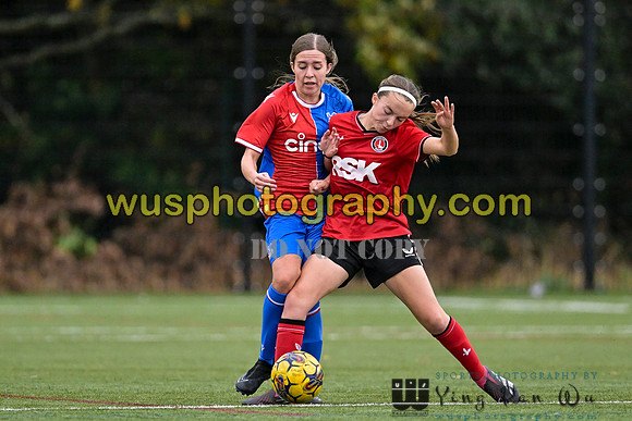 20231118-151542C Charlton Athletic Academy Girls U15 v Crystal Palace FC Girls U16