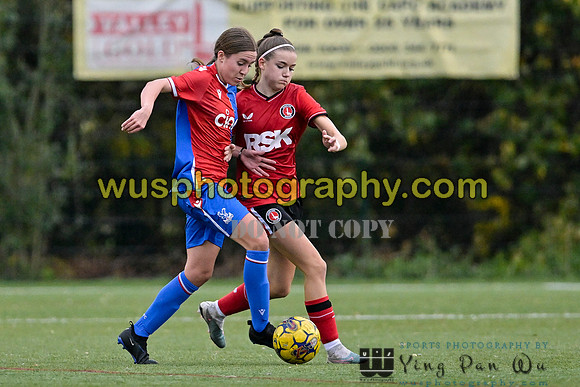 20231118-152121A Charlton Athletic Academy Girls U15 v Crystal Palace FC Girls U16