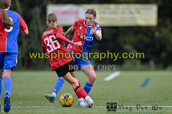 20231118-153725A Charlton Athletic Academy Girls U15 v Crystal Palace FC Girls U16