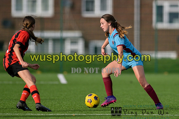 20221022-153523C West Ham United Performance Girls U15 v PLYR Baypoint CF Girls U15