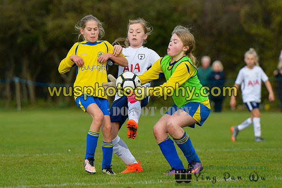 20171028-104741-2 Tottenham Hotspur Girls U11 v St Albans City Youth Girls U11 South