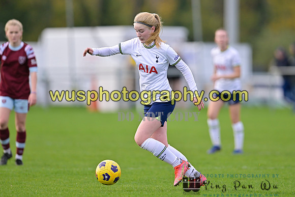 20221119-101353 Tottenham Hotspur Women FC Academy U15 v West Ham United Academy Girls U15