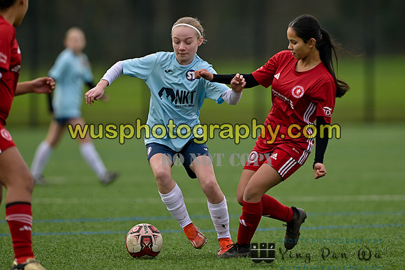 20250215-125618D Welling United Academy Girls U13 v ST Sports FC Girls U13