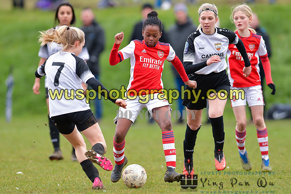 20220305-134254 London Bees Academy U14 v Arsenal FC Girls U13