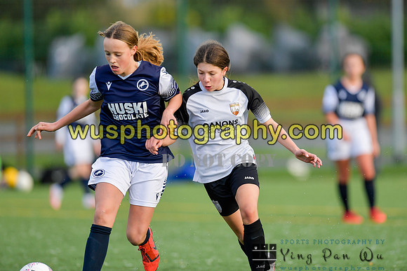 20201031-145758 London Bees Academy U14 v Millwall Lionesses Girls U14