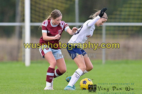 20221119-113615 Tottenham Hotspur Women FC Academy U15 v West Ham United Academy Girls U15