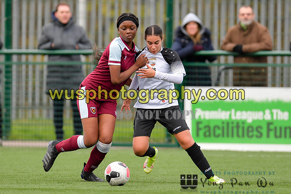 20211211-120835D West Ham United Academy Girls U16 v London Bees Academy U16