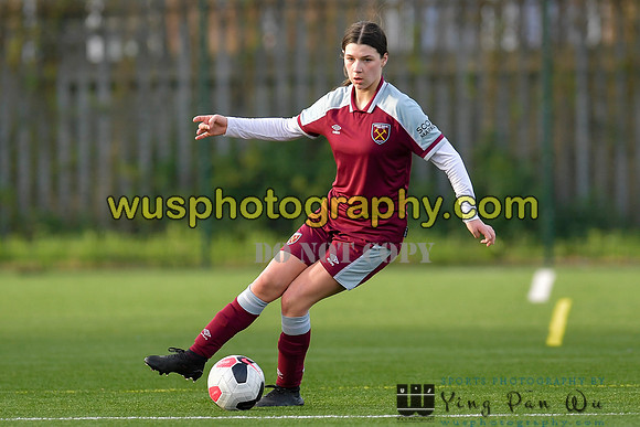20211211-110049 West Ham United Academy Girls U16 v London Bees Academy U16