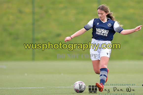 20210403-145810C London Bees Academy U14 v Millwall Lionesses Girls U14